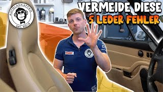 Typische Fehler beim Leder Reinigen! | AUTOLACKAFFEN