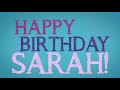 Happy Birthday Sarah Geronimo 