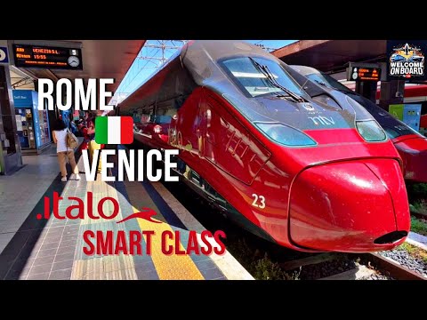 4K | TRIP REPORT | ETR 675 ITALO | Roma Termini - Venezia Mestre | SMART Class Review