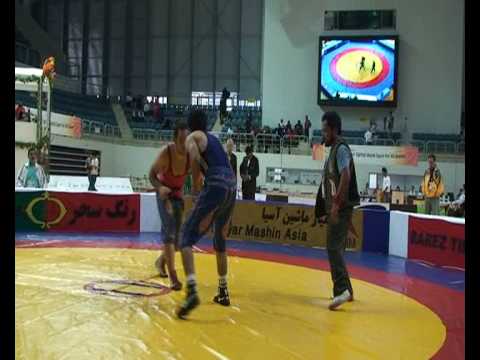 Gadiel Miranda wrestling Zurkhaneh