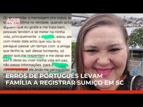 Mensagem com erros de português faz família registrar desaparecimento de corretora | #AquiAgora