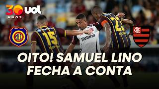 SAMUEL LINO FECHA A CONTA! FLAMENGO FAZ 8X0 CONTRA O MADUREIRA