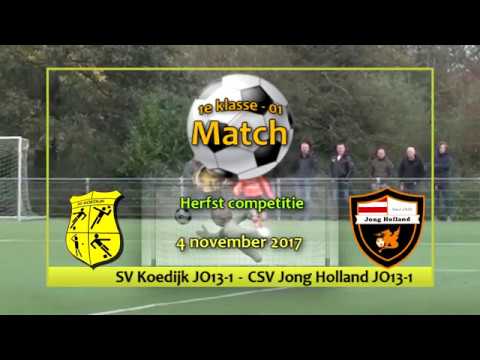 Koedijk JO13 1 - Jong Holland JO13 1 (04-11-2017 )