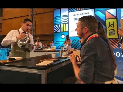 Presentación de Diego Campos World Barista Championship Seúl 2017