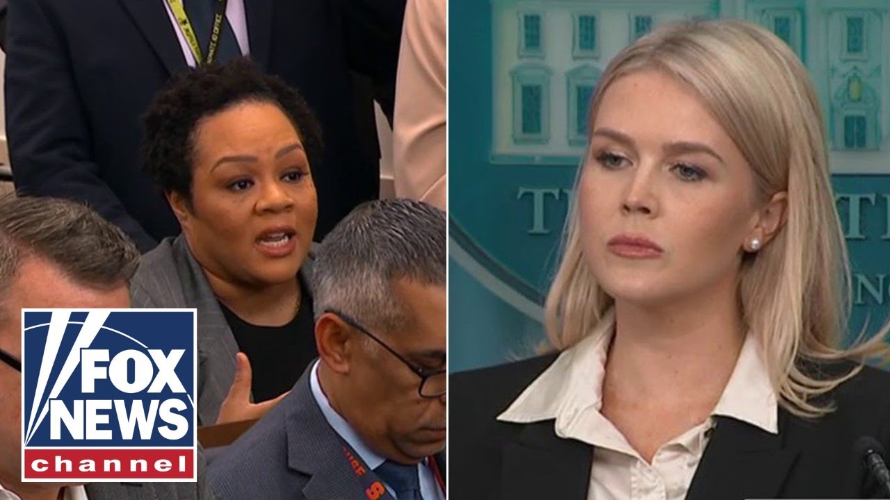 'Ridiculous question': Leavitt torches NBC reporter