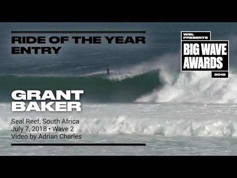 Grant Baker at Seal Reef 2 - 2019 Ride of the Year Entry - WSL Big Wave Awards