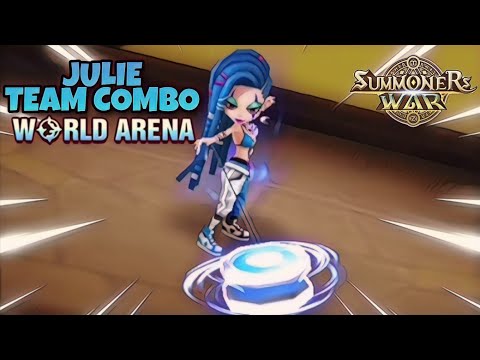 Julie Team Combo in World Arena - Summoners War