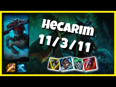Hecarim vs Lillia BR Challenger JUNGLE (11/3/11) - v11.2