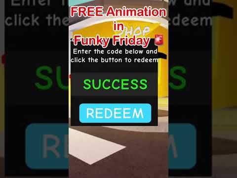 Free Animation!! 🤩- #shorts #funkyfriday #roblox