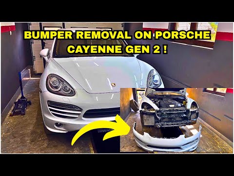 How To Remove Front Bumper Fron PORSCHE CAYENNE 2010 TO 2017!