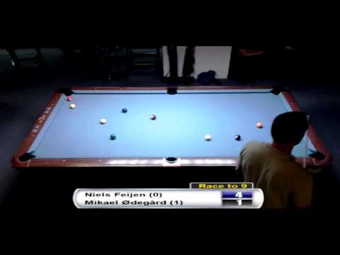 Bergen Open 9-Ball 2013 - Niels Feijen VS Mikael Øgaard