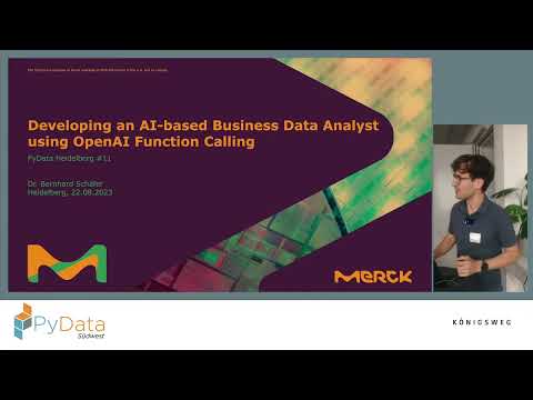 Developing an AI-based Business Data Analyst using OpenAI Function Calling - Bernhard Schäfer