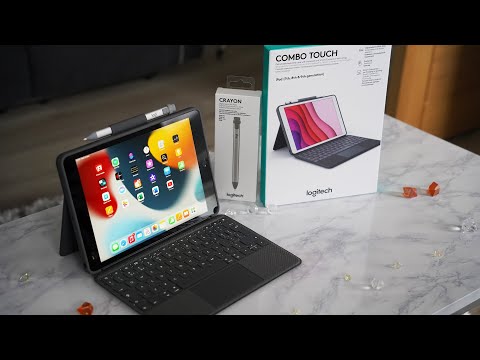 Logitech Combo Touch Keyboard Case with Trackpad - Perfect for iPad 9th Gen!