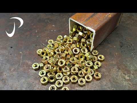 Forging Nut Mosaic Damascus