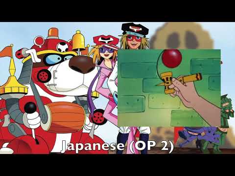 Yatterman Opening Multilanguage Comparison