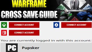 Warframe How To Link Or Merge Your Account For Cross Save Today!