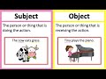 SUBJECT Vs OBJECT What S The Difference Learn With Examples
