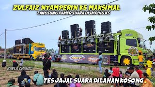 Download lagu ZULFAIZ AUDIO SAMPERIN K5 MAKSIMAL AUDIO SAAT CEK SOUND SORE'🔥ZULFAIZ LANGSUNG PAMER SUARA HELOSNYA🔥 mp3