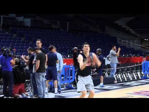 Preldzic - Bogdanovic in practice - Euroleague F4, Εurohoops