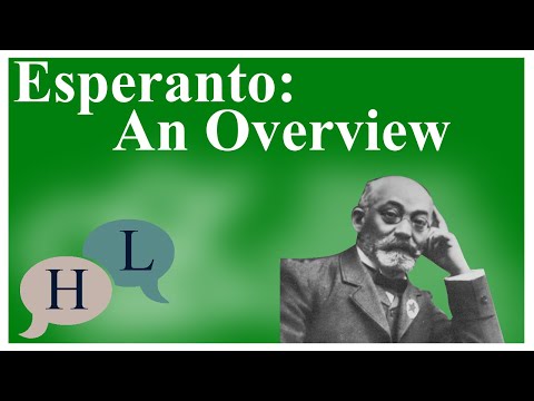 Conlang Overview: Esperanto