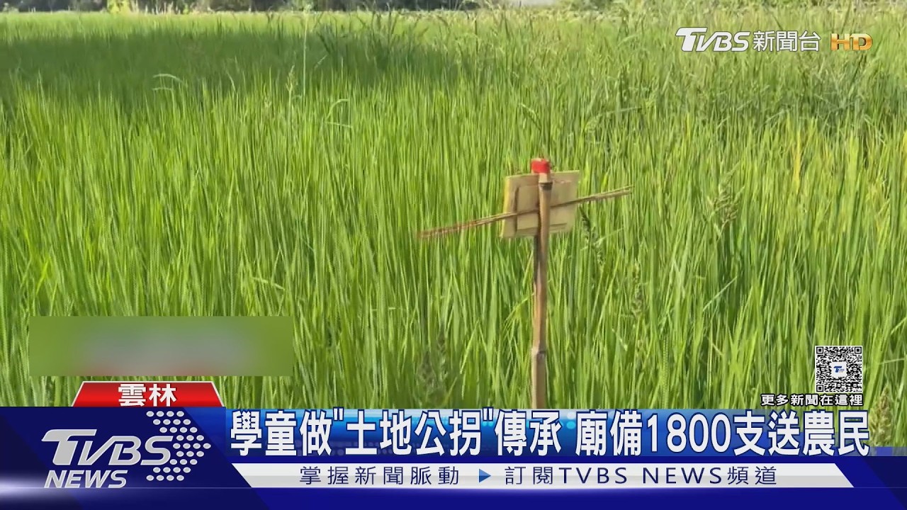 中秋不只烤肉！雲林插「土地公拐」護農田　南投泡麵土地公廟湧人潮