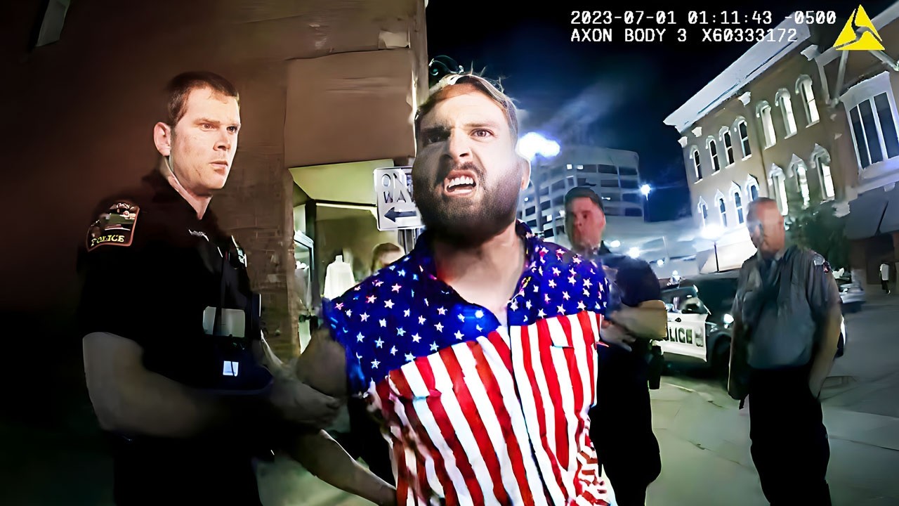 Drunk Man Goes Completely Nuts When Reality Hits