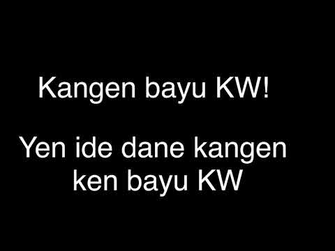 Bayu KW - Kangen bayu KW KARAOKE