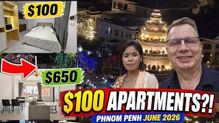 $100 to $650 Apartments in Phnom Penh 🇰🇭 What Can You Rent in 2026?