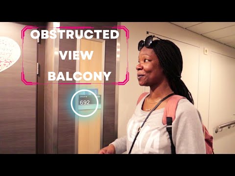Ovation of the seas balcony 6692 obstructed view room tour