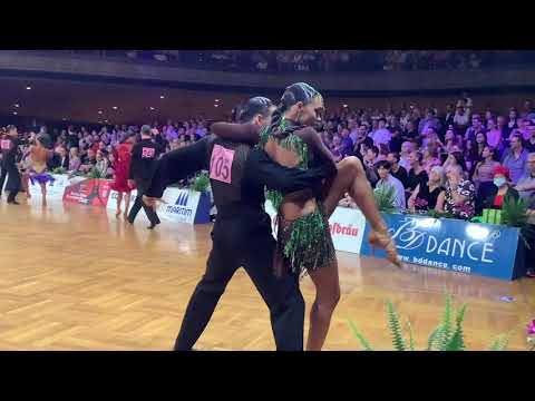 CHA-CHA 👍👏 Tomer Zveniatsky & Elizaveta Pustornakova - WDSF 2024 GRANDSLAM GOC Stuttgart GER
