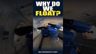 Why We Float Inside This Plane | MU-300 Microgravity #Shorts