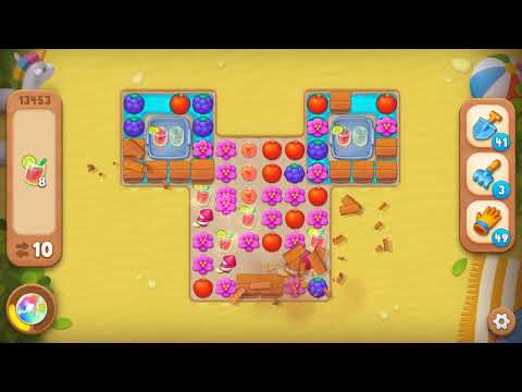 Gardenscapes level 13453 Gameplay #Bubunka