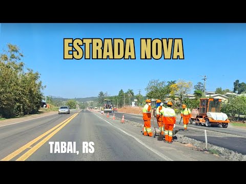 Novo trecho duplicado da RS-287 e obras em andamento em Tabaí, RS - 26/09/2025