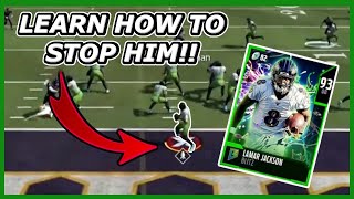 How to Stop Escape Artist - Containing Lamar Jackson | Madden 20 MUT