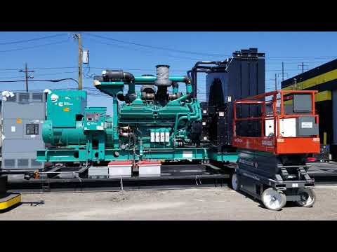 2000 kW Cummins DQKAB Load Bank Test - Part 1