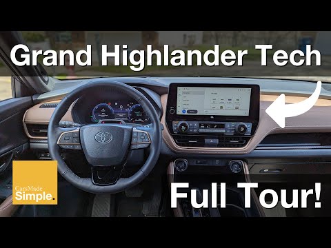 2024 Toyota Grand Highlander Digital Cluster + 12.3" Infotainment | Full Tour!