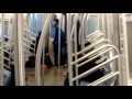 NYC Subway HD Vandaliser S Caught Graffiting R160A 9428 On A Jamaica Bound F At 3 50 PM 2 17 17