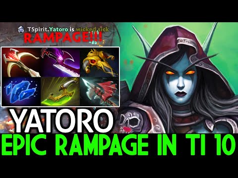 YATORO [Drow Ranger] Insane Arrows Damage EPIC RAMPAGE Dota 2