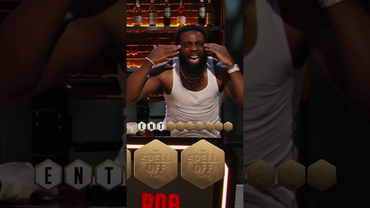 Can Rob Kazi spell? #thespelloff