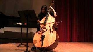 Laura Camacho Bass Recital 2013 - Contrabajeando by Astor Piazzolla on Bass and Piano