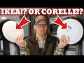 Who Makes The Better Plate Ikea VS Corelle
