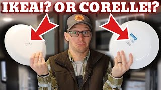 Who Makes the Better Plate Ikea VS Corelle