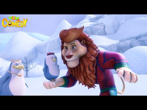 Guddu in Antarctica |🎪 Guddu - The Circus King | E50 | Funny Animal Adventures | Wow Comedy