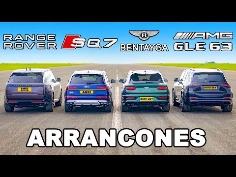 Range Rover vs Bentayga vs AMG GLE 63 vs SQ7: ARRANCONES