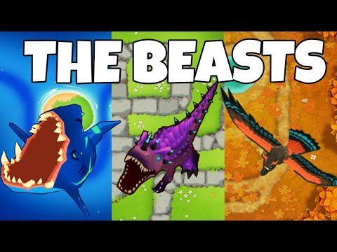 5th Tier BEASTS - Megalodon + Gigantosaurus + Pouakai