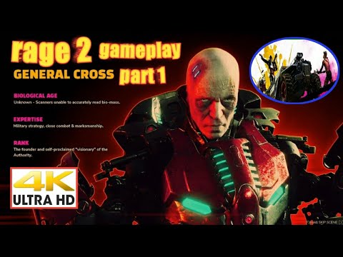 rage 2 pc gameplay RAGE 2 Gameplay Walkthrough Part 1 4K 60FPS game