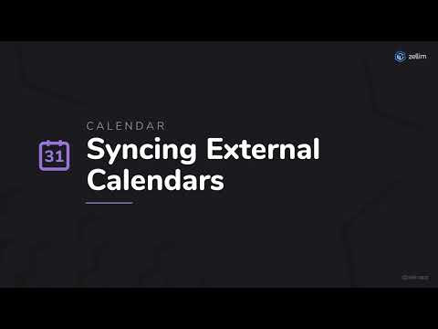 Syncing External Calendars