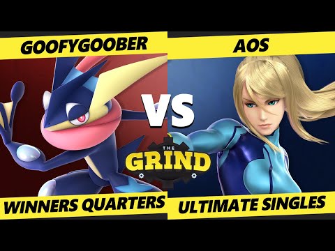 The Grind 151 Winners Quarters - GoofyGoober (Greninja) Vs AoS (ZSS) Smash Ultimate SSBU
