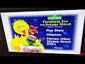 Christmas Eve On Sesame Street 2002 DVD Menu Walkthrough For Christmas In July REUPLOAD