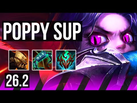 POPPY & Varus vs BLITZCRANK & Kai'Sa (SUP) | EUW Master | 26.2